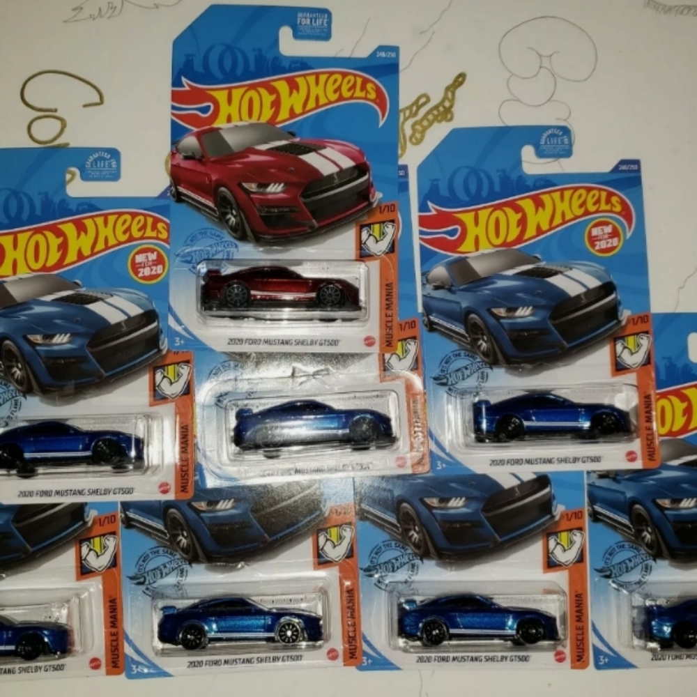 HOT WHEELS MUSTANG SHELBY GT 500 LOT
